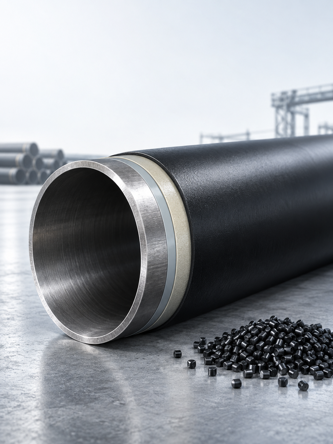 Black HDPE Compound for Steel Pipe Coating
